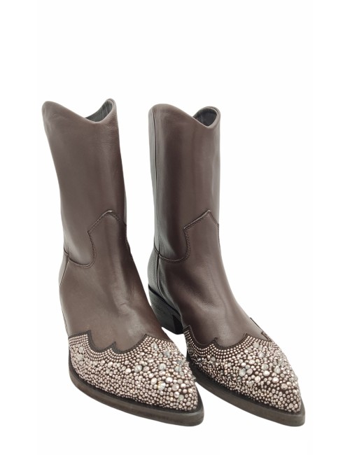 Stivali 7245 testa di moro