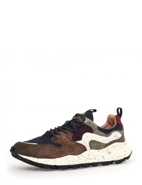 SNEAKERS YAMANO 3 MAN BROWN-NAVY