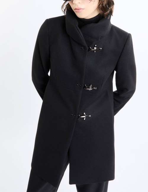 Romantic Coat in Wool black