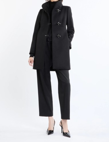 Romantic Coat in Wool black