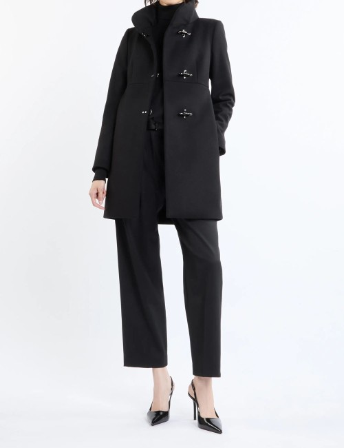 Romantic Coat in Wool black
