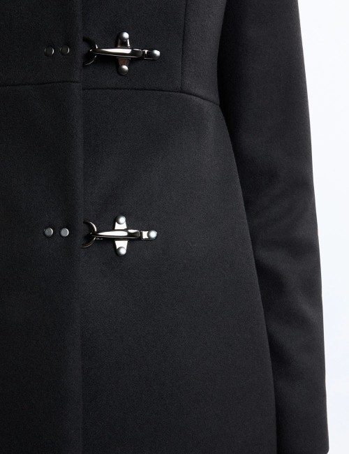 Romantic Coat in Wool black