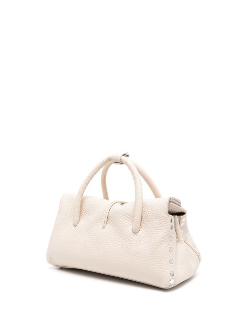 BORSA A MANO DOTTA CENTAURO S Bianco ALABASTRO