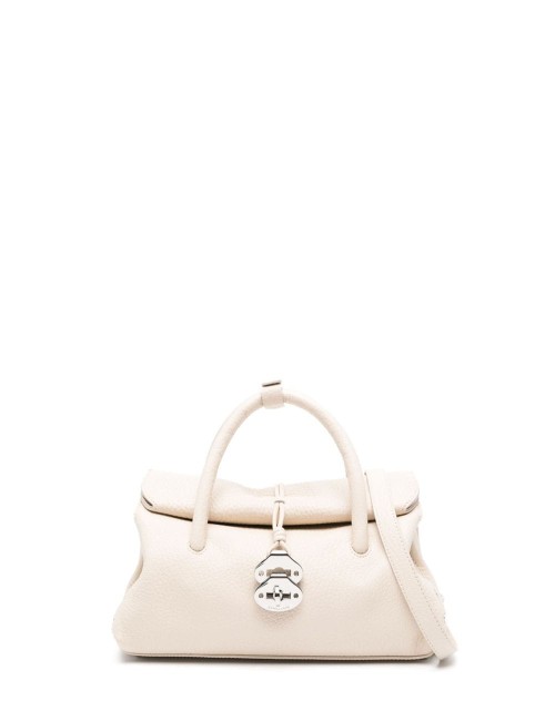 BORSA A MANO DOTTA CENTAURO S Bianco ALABASTRO