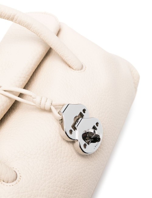 BORSA A MANO DOTTA CENTAURO S Bianco ALABASTRO