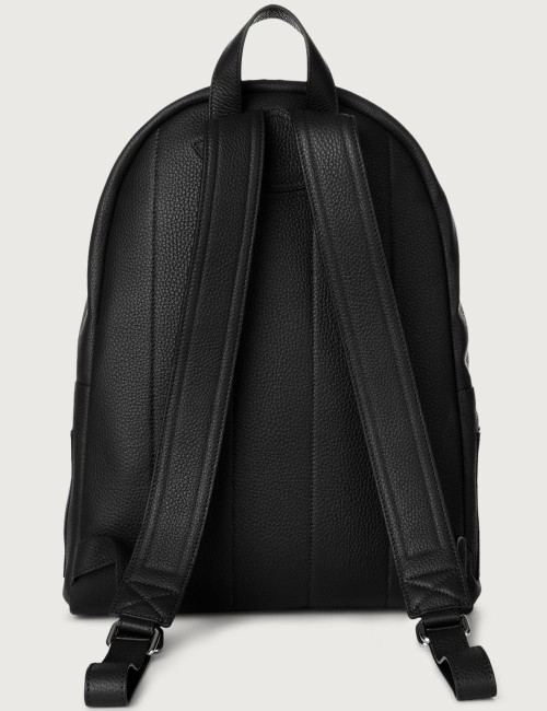 Micron Leather Backpack black