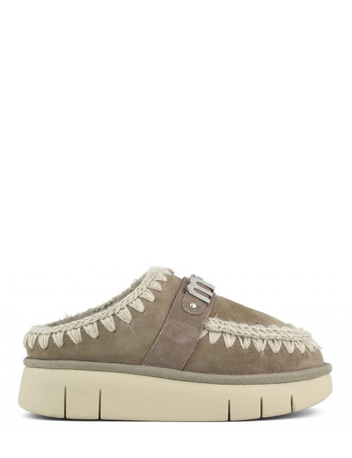 Bounce clog metal logo Elephant grey