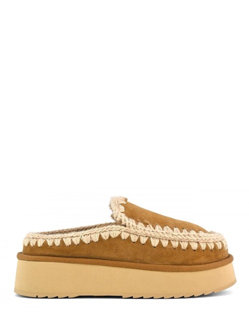 Clog eskimo platform Cognac