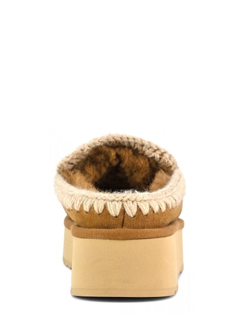 Clog eskimo platform Cognac
