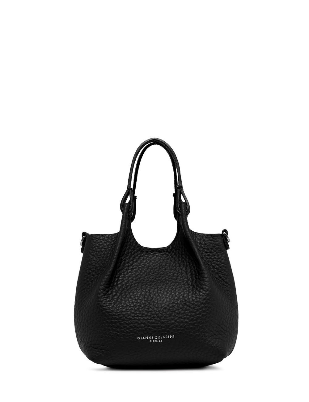 Borsa mini DUA con tracolla nero-castoro