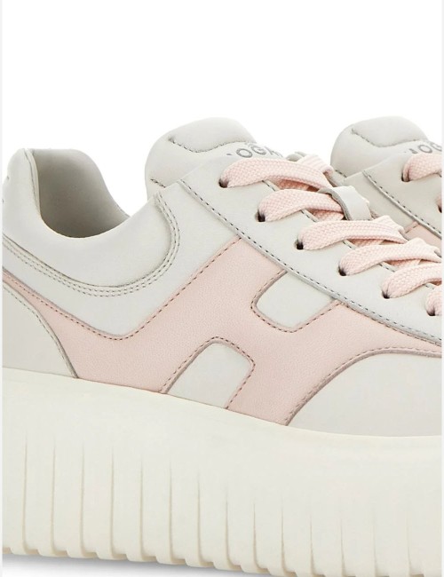 Sneakers H-STRIPES Avorio Rosa