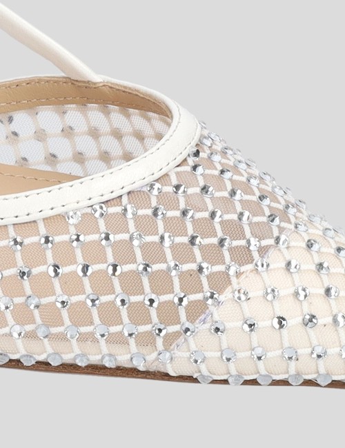 Slingback CARMEN PUMP 55 bianca