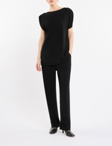 Blusa in Jersey nera