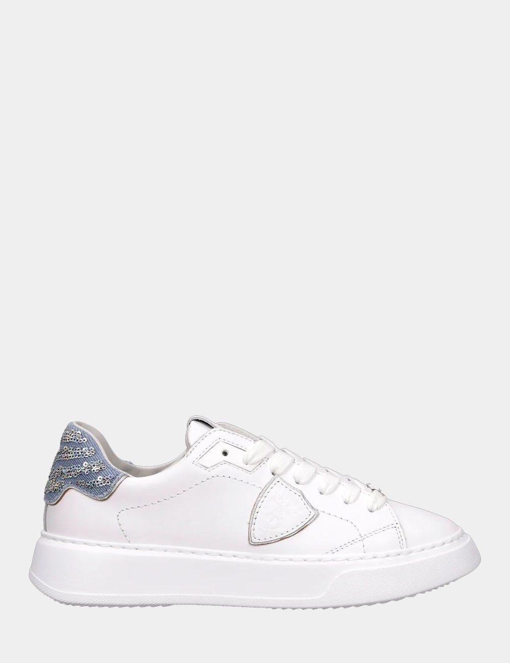 Sneakers Temple Bianco Denim