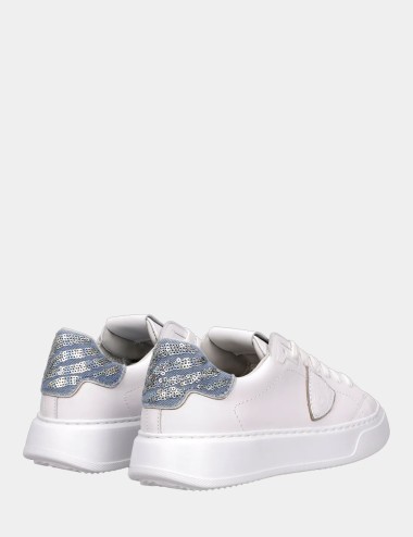 Sneakers Temple Bianco Denim