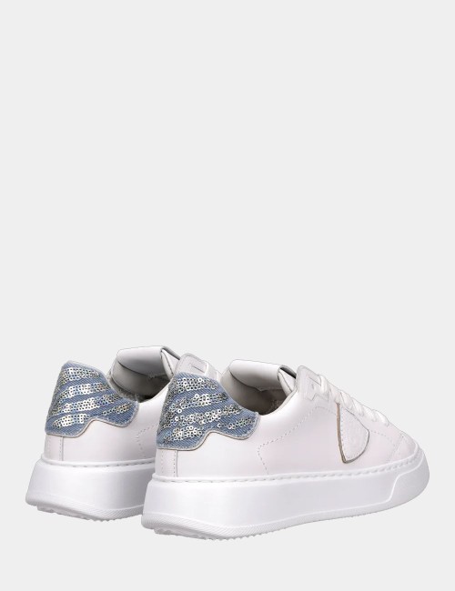 Sneakers Temple Bianco Denim