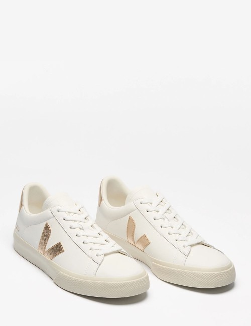 SNEAKERS CAMPO LEATHER WHITE PLATINE