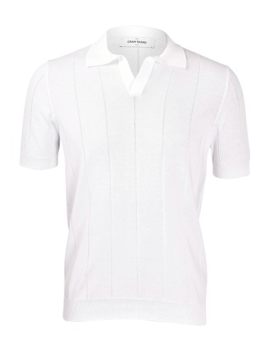 POLO SKIPPER A COSTE BIANCA