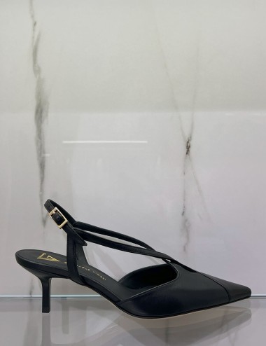 Slingback in nappa RUTH nera