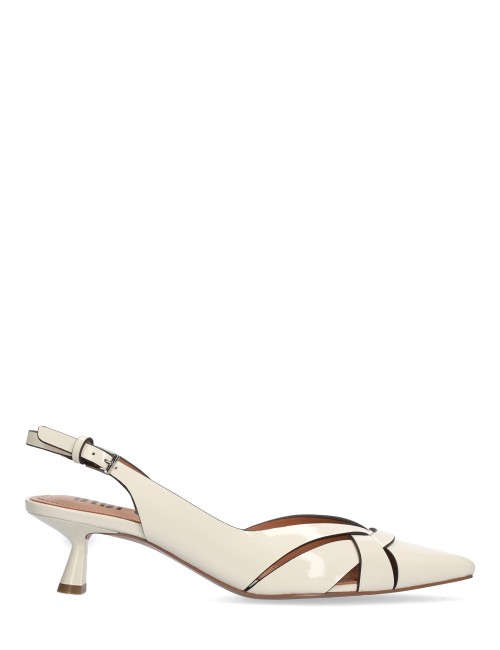 SLINGBACK NOLIA 45 PUMP BIANCA