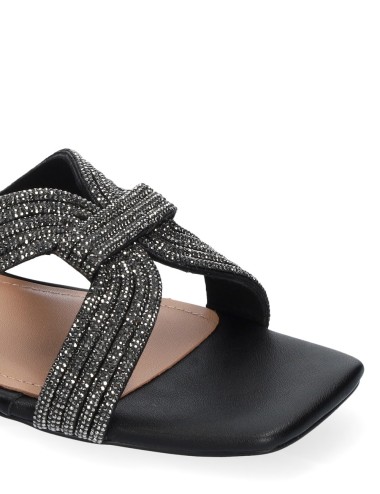 SLOAN SANDALS BLACK