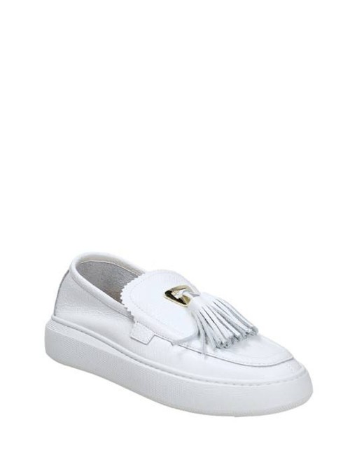 Mocassini in pelle Bianca