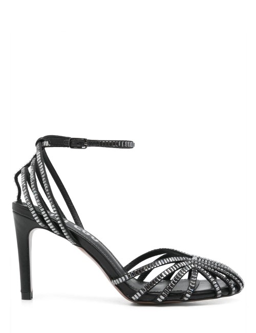 Serabi Heel sandals black gun