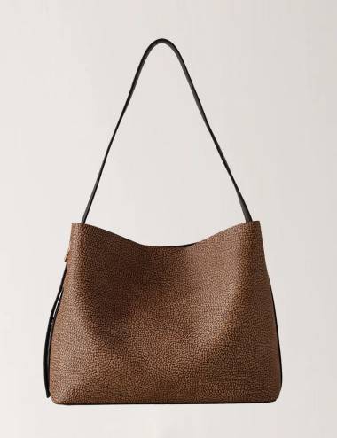 BORSA SECCHIELLO NUEVE OP NATURALE/NERO