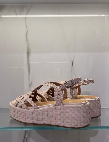 Zeppe con intreccio burro