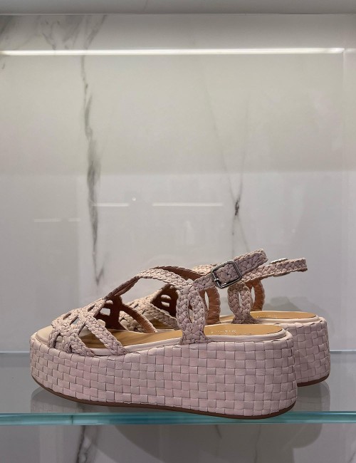 Zeppe con intreccio burro