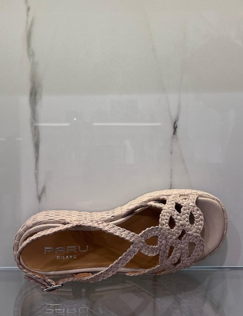 Zeppe con intreccio burro