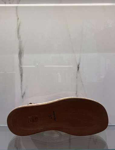 Zeppe con intreccio burro