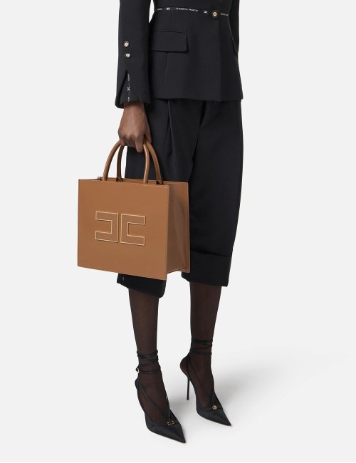 Borsa Tote grande brown sugar