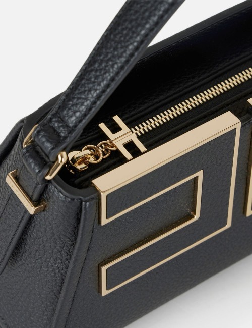 Tote piccola con logo nera