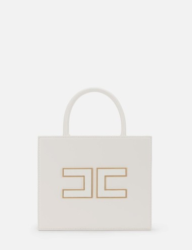 Small tote bag with logo milk