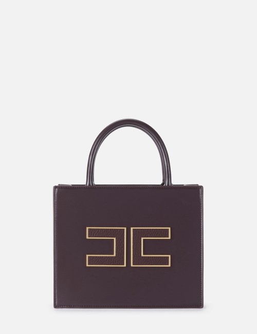 Tote piccola con logo merlot
