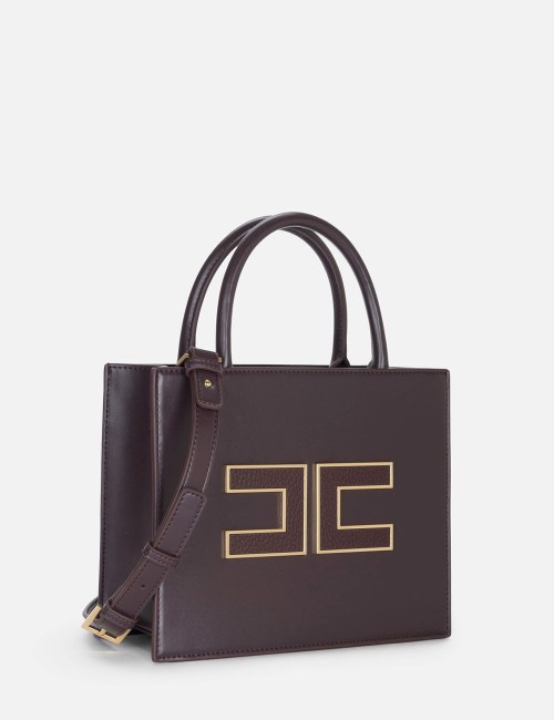 Tote piccola con logo merlot