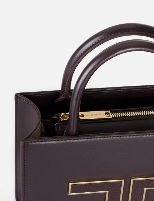 Tote piccola con logo merlot