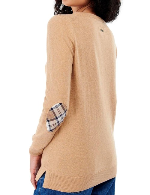 Pendle Roll Collar Sweater Pale Camel / Hessian
