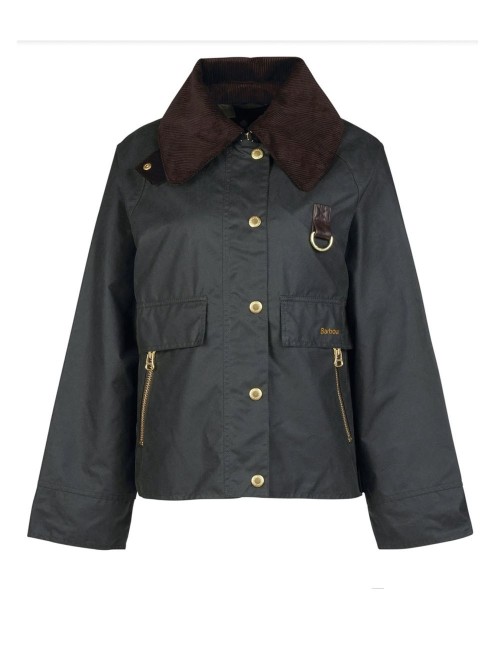 Giacca cerata catton wax SAGE/ANCIENT