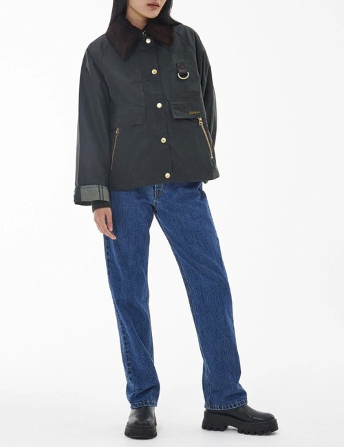 Giacca cerata catton wax SAGE/ANCIENT