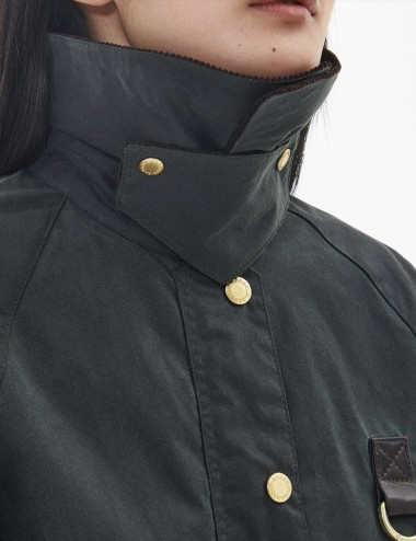 Giacca cerata catton wax SAGE/ANCIENT