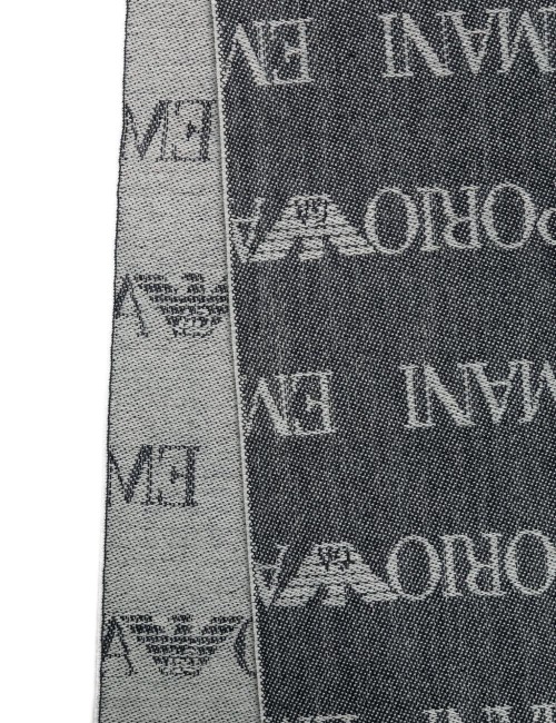 Sciarpa in misto lana verde