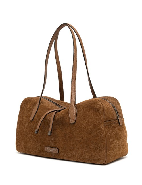Borsa a spalla scamosciata ARYNA CUOIO