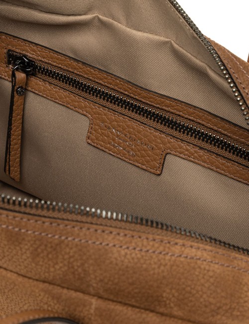 Shoulder bag in suede ARYNA CUOIO