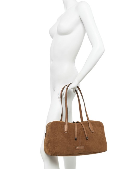 Shoulder bag in suede ARYNA CUOIO