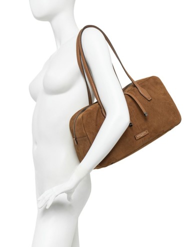 Shoulder bag in suede ARYNA CUOIO