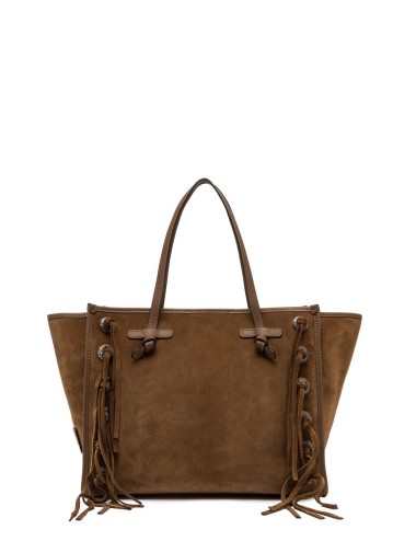Borsa a spalla scamosciata MARCELLA COGNAC