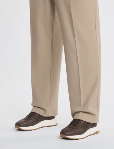 Sneakers in pelle Hyperlight Marrone