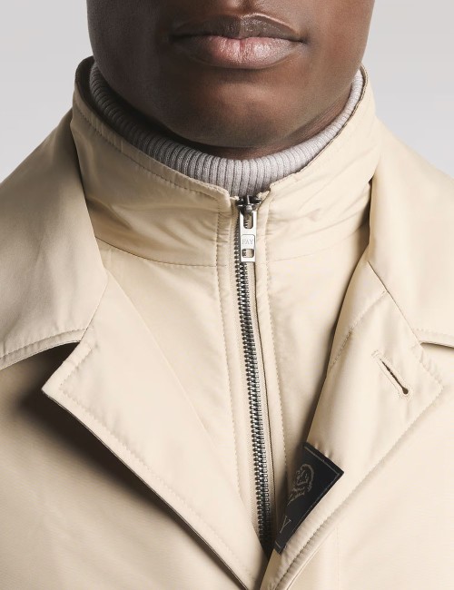 Morning Coat in Popeline Tecnico beige